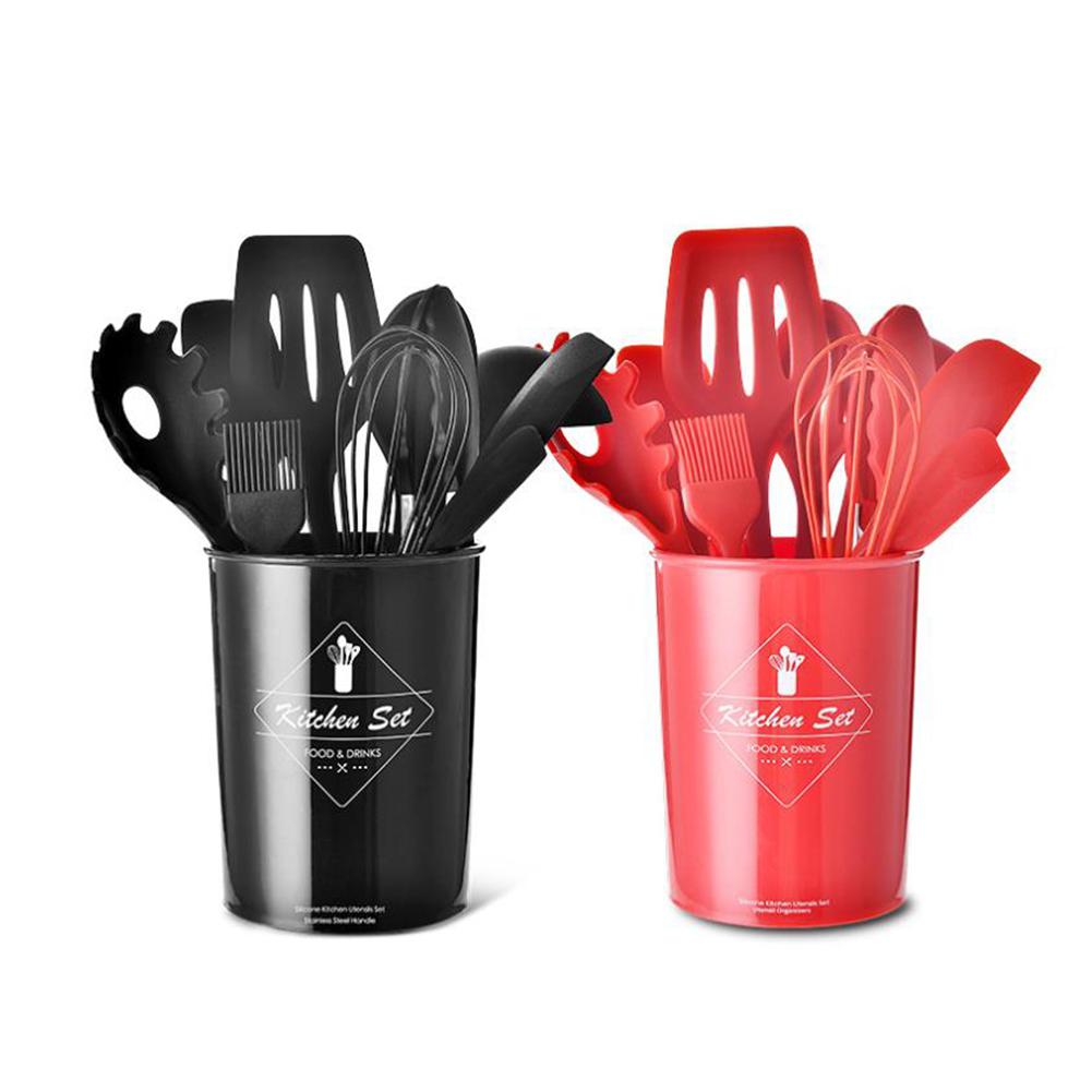 Silicone Cooking Utensil Set 12 Pcs Kitchen Silicone Fo - Buy Silicone Cooking  Utensil Set 12 Pcs Kitchen Silicone Fo Product on