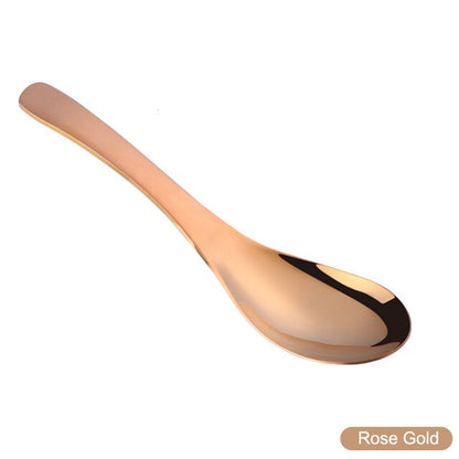 Stainless Steel Round Spoon Taff (7 Colors)