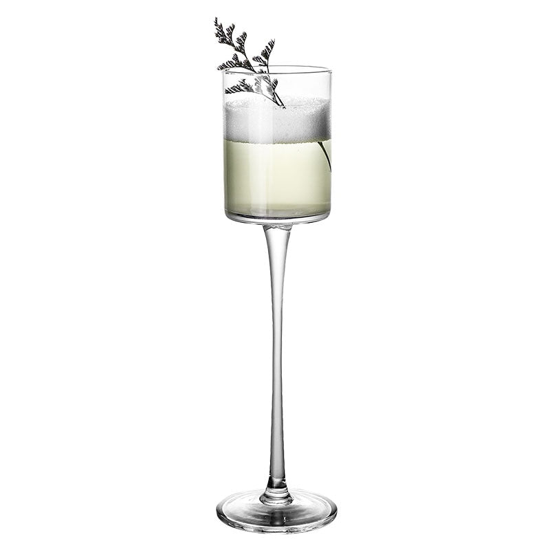 Set Champagne Flute Glass Platte