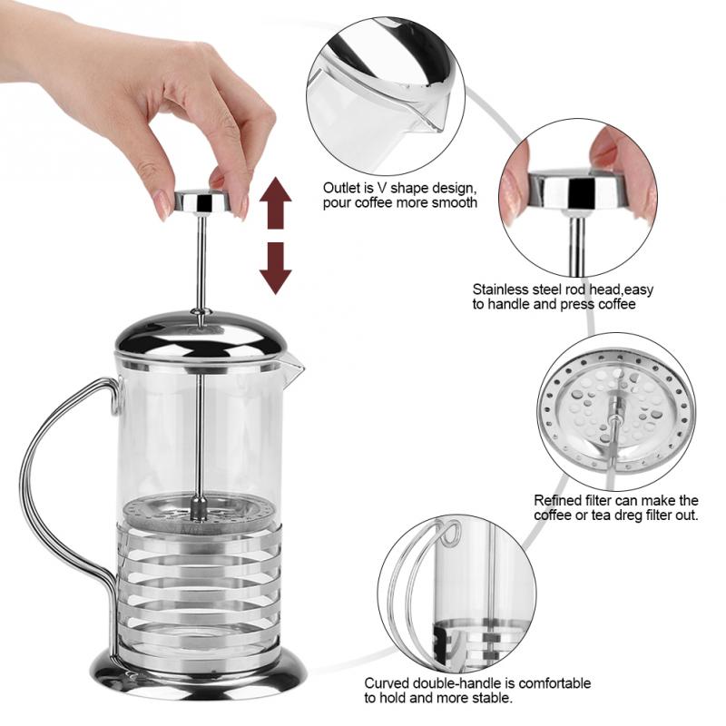 French Press Coffee Pot Sena (2 Sizes)