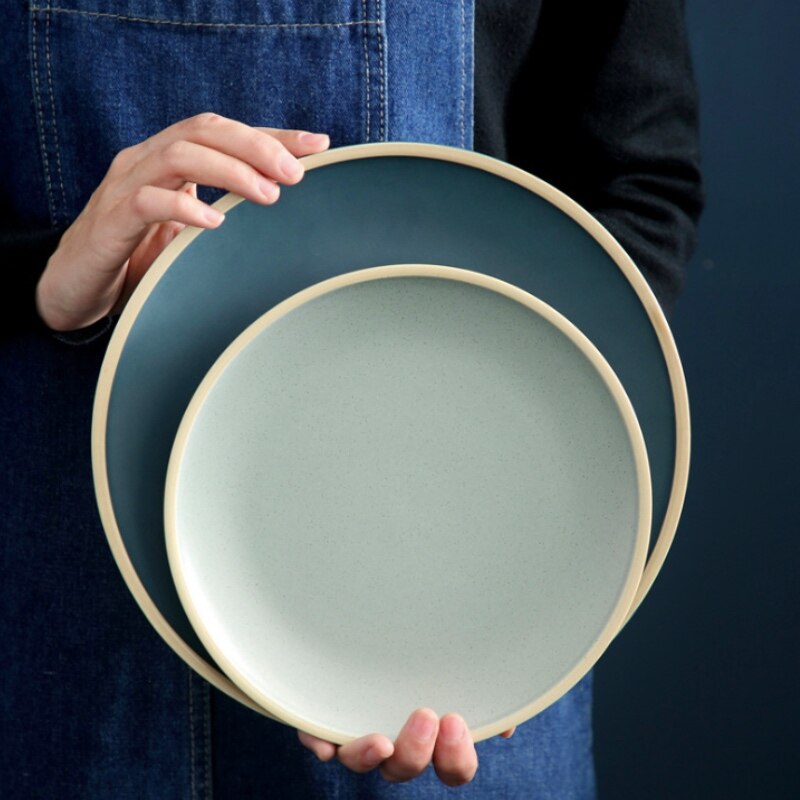 Ceramic Plates Clovelly (3 Colors and 2 Sizes)