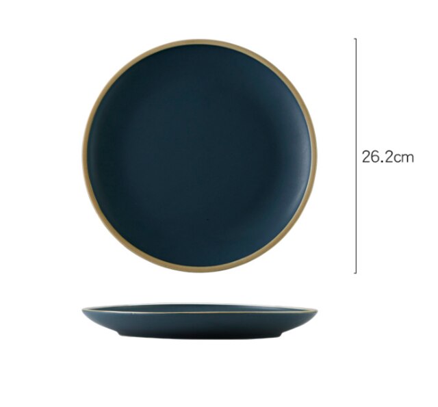 Ceramic Plates Clovelly (3 Colors and 2 Sizes)