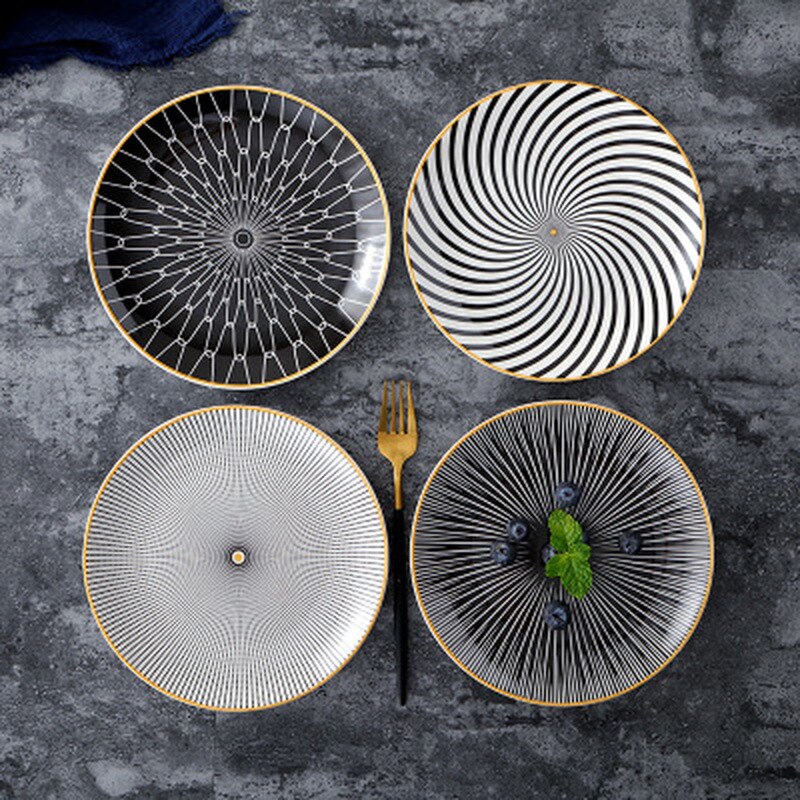 Nordic Ceramic Plate Jago (6 Designs and 3 Sizes)