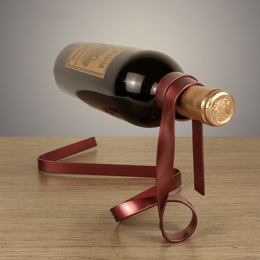 Floating wine bottle discount shelf